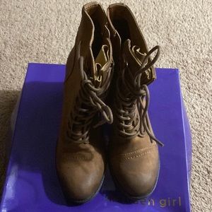 Madden Girl brown booties